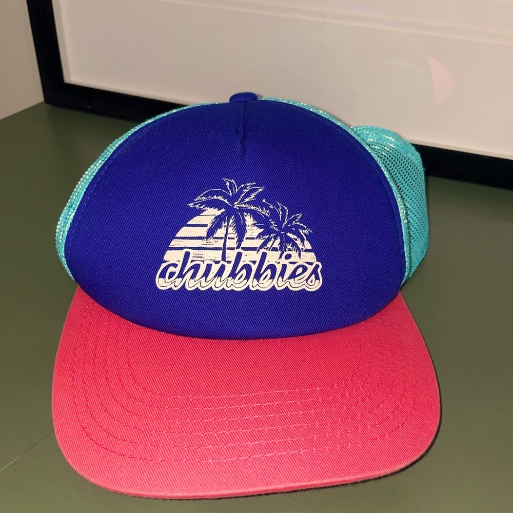 Chubbies Tropical Blue and Pink Cap